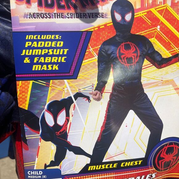 Marvel Spider Hero Kids Costume - Black and Red - Picture 1 of 4